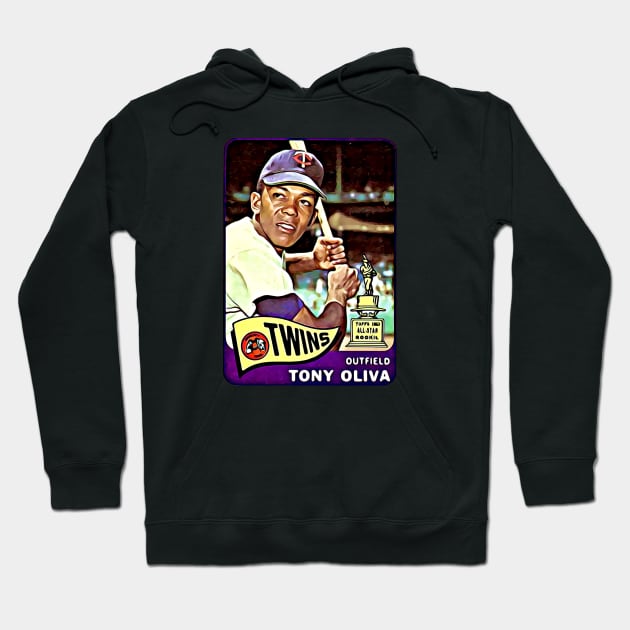 1965 Tony Oliva Minnesota Twins All-Star Rookie Hoodie by flashbackchamps